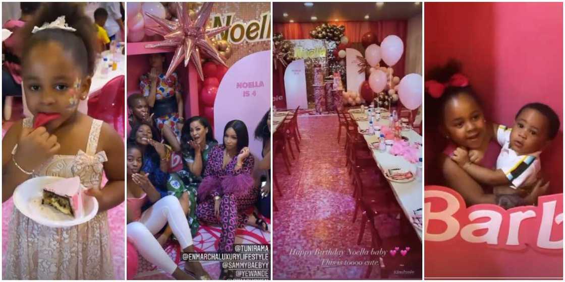 Noella at 4: Beautiful photos from Barbi-themed birthday party of Bola Tinubu's granddaughter Noella at 4: Beautiful photos from Barbi-themed birthday party of Bola Tinubu's granddaughter