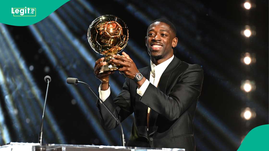 Ousmane Dembele, Paris Saint-Germain, Ballon d'Or, Theatre du Chatelet, Paris, France. Ousmane Dembele, Paris Saint-Germain, Ballon d'Or, Theatre du Chatelet, Paris, France.