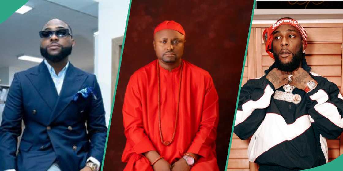 Bruna Boy and Davido, Isreal reacts to singers meeting in Abuja Bruna Boy and Davido, Isreal reacts to singers meeting in Abuja