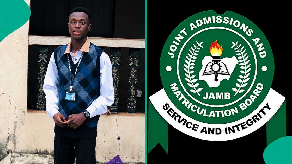 Nigerian man reacts as JAMB releases details of top scorer. Nigerian man reacts as JAMB releases details of top scorer.