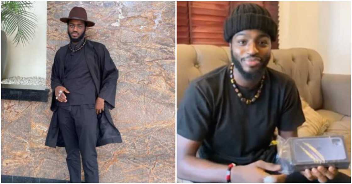 Photos of ex-BBNaija star Khalid Ahalu