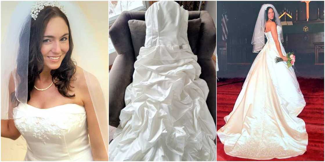 Woman discovers she has the wrong bridal dress 14 years after wedding Woman discovers she has the wrong bridal dress 14 years after wedding