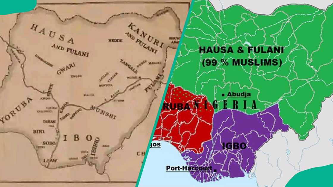 Maps of the Hausa state. Maps of the Hausa state.