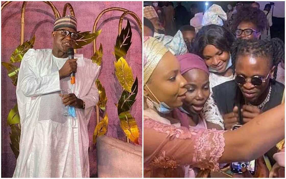 Hotunan auren yar gwamnan Kebbi da tsohon kakakin majalisa, Dimeji Bankole Hotunan auren yar gwamnan Kebbi da tsohon kakakin majalisa, Dimeji Bankole