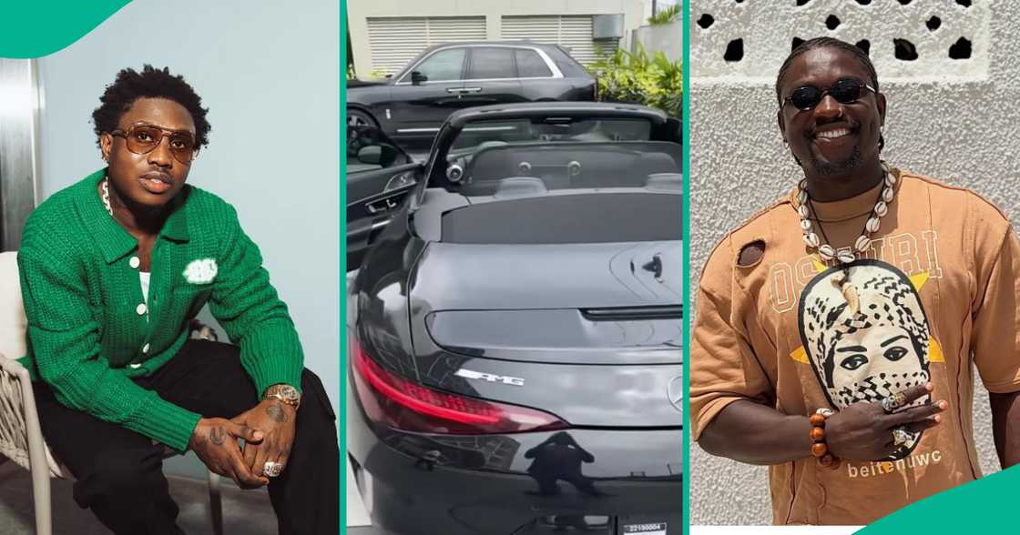 Zlatan Ibile shares phoro of his brand new car online. Zlatan Ibile shares phoro of his brand new car online.