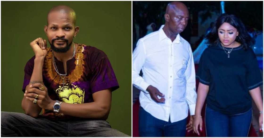 Photos of Uche Maduagwu, Ned Nwoko and Regina Daniels Photos of Uche Maduagwu, Ned Nwoko and Regina Daniels