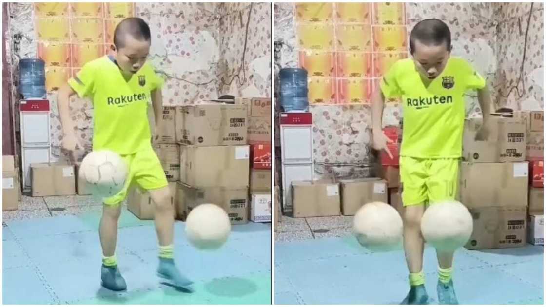Talented Chinese young footballer Talented Chinese young footballer