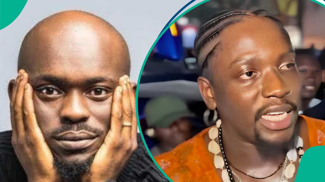 Mr Jollof speaks about bis fighter with VDM on the plane Mr Jollof speaks about bis fighter with VDM on the plane