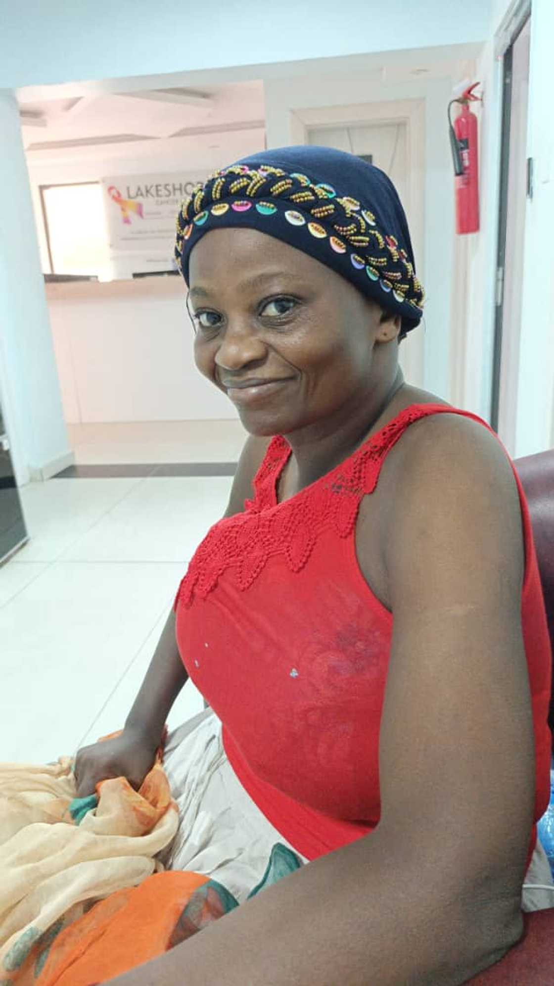 Aunty Esther at the hospital Aunty Esther at the hospital