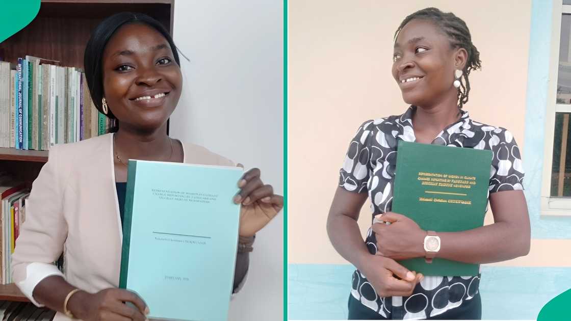 A University of Ibadan Master’s student defends project and shares why she felt like quitting