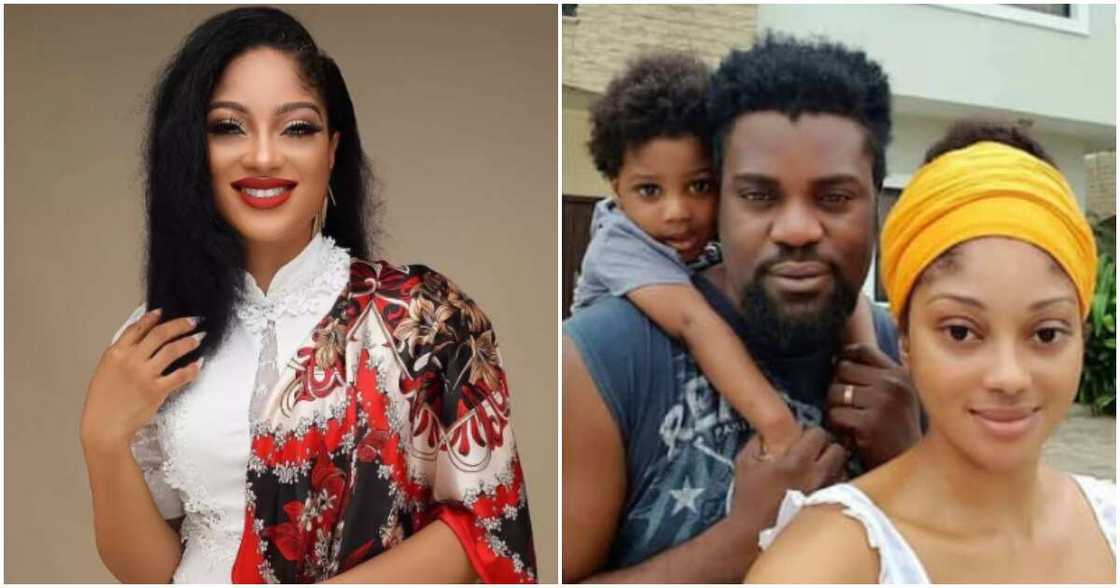 Filmmaker Yomi Black and ex wife with son Filmmaker Yomi Black and ex wife with son