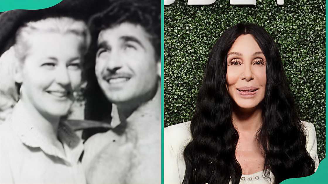 Georgia Holt, John Paul Sarkisian, and Cher posing for a photo