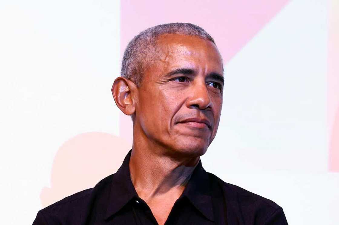 Former US president Barack Obama attends the premiere of the Netflix film "Descendant," which his production company helped finance, during the Martha's Vineyard African-American Film Festival on August 05, 2022 Former US president Barack Obama attends the premiere of the Netflix film "Descendant," which his production company helped finance, during the Martha's Vineyard African-American Film Festival on August 05, 2022