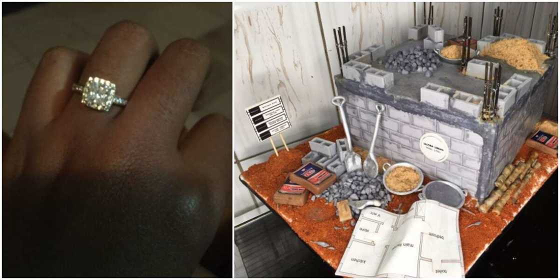 Nigerian architect proposes to baker after ordering viral construction site cake (photos) Nigerian architect proposes to baker after ordering viral construction site cake (photos)