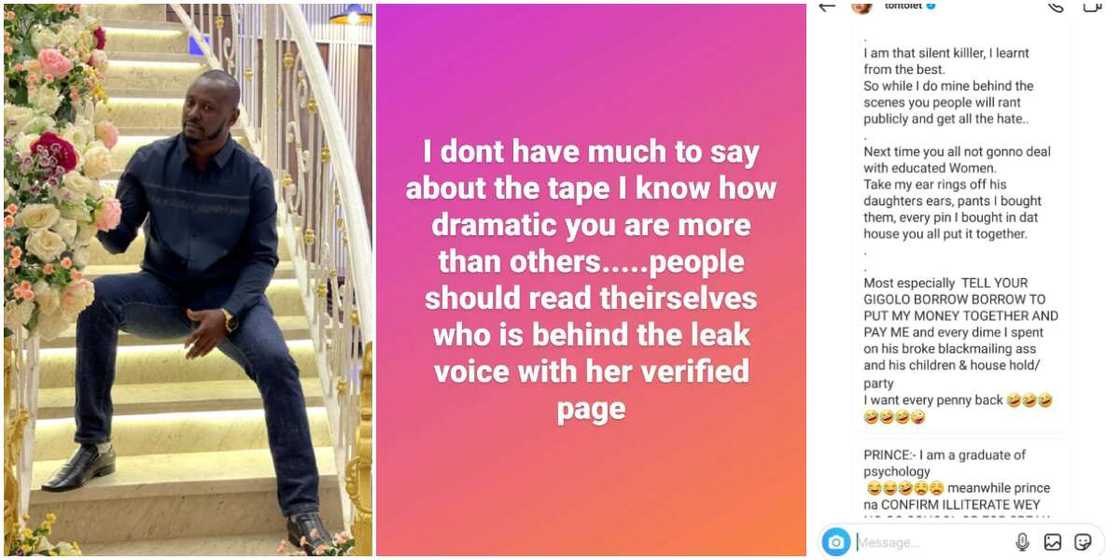 Tonto Dikeh: Kpokpogiri shares alleged private message Tonto Dikeh: Kpokpogiri shares alleged private message