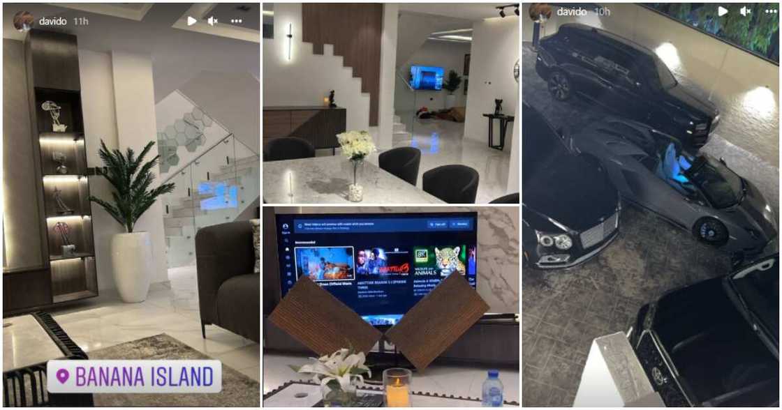 Davido shows off his beautiful home