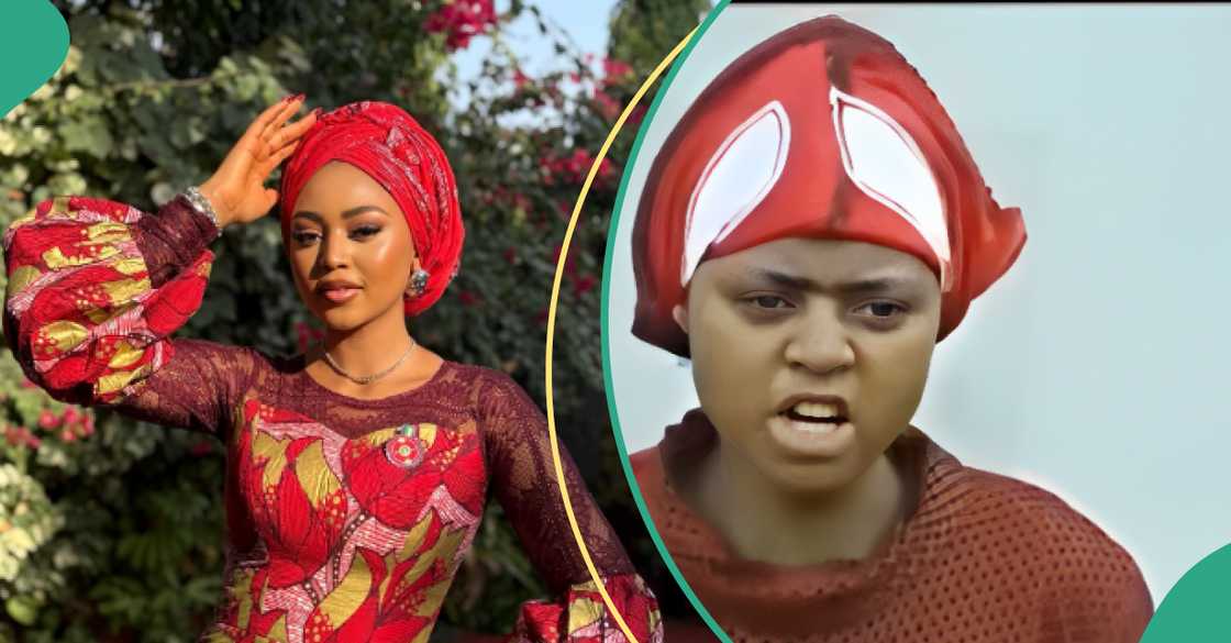 Regina Daniels acts Spider Girl in old Nollywood movie