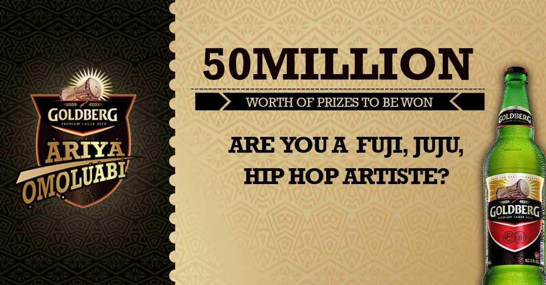 N50 Million Up For Grabs as Goldberg Announces Ariya Omoluabi Music Talent Show N50 Million Up For Grabs as Goldberg Announces Ariya Omoluabi Music Talent Show