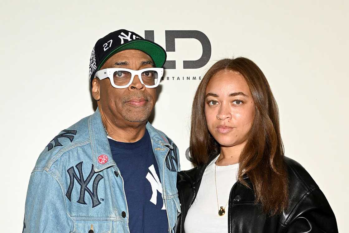 Spike Lee and Satchel Lee in New York City.