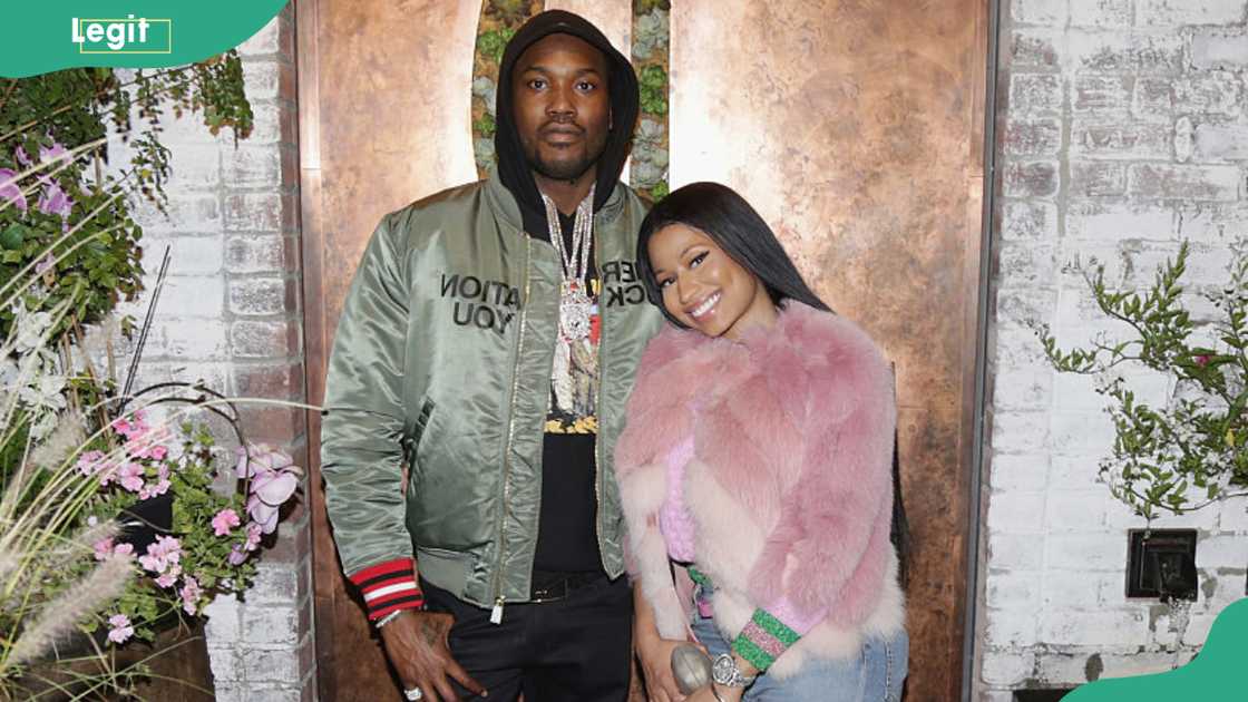 Meek Mill and Nicki Minaj at DJ Khaled's "The Keys" Book Launch Dinner Presented Meek Mill and Nicki Minaj at DJ Khaled's "The Keys" Book Launch Dinner Presented