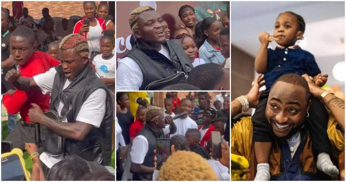 Photos of Portable, school children, Davido and Ifeanyi Photos of Portable, school children, Davido and Ifeanyi