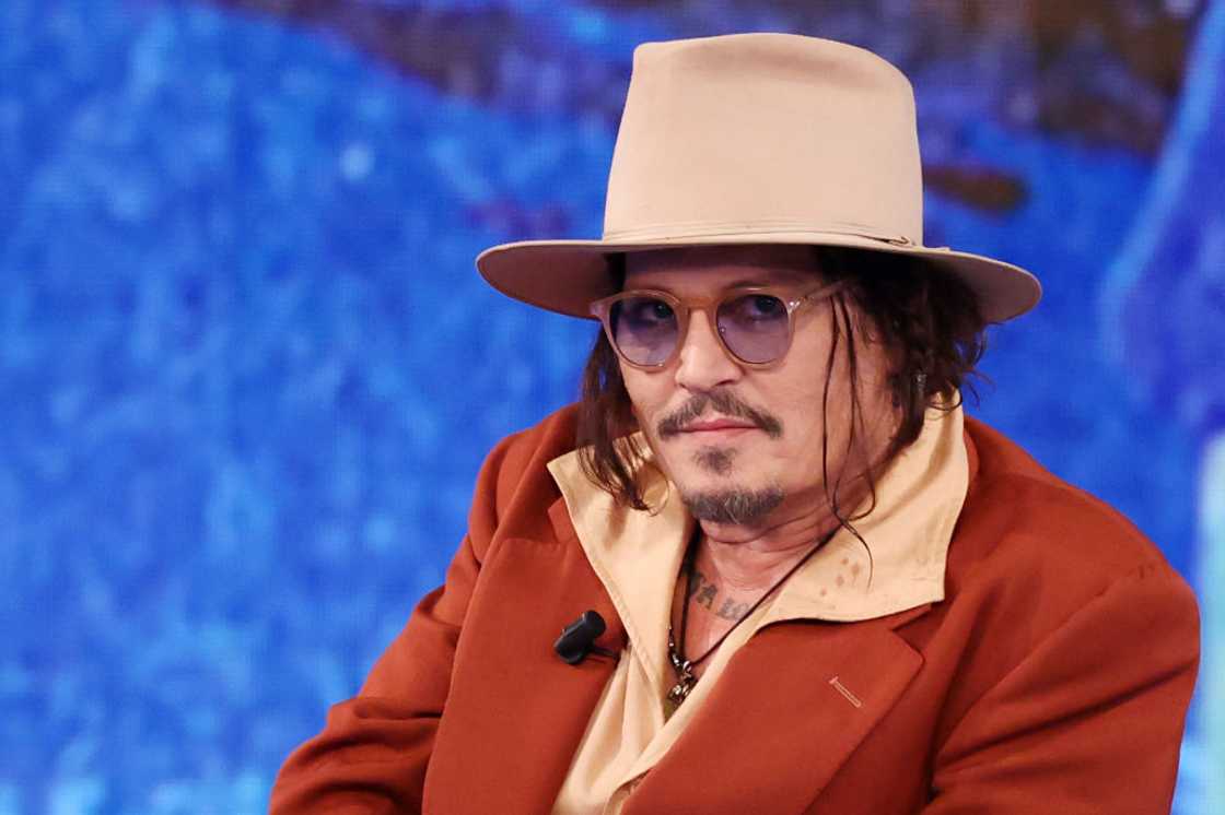 Actor Johnny Depp appears during a TV show