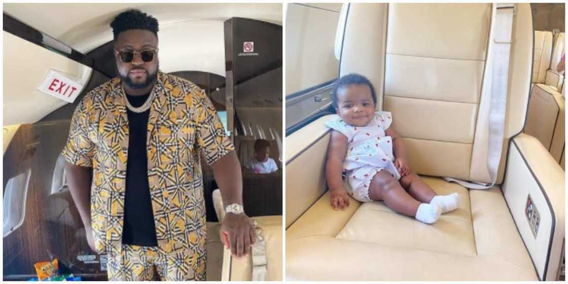 Photos of Adewale Adeleke and his daughter. Photos of Adewale Adeleke and his daughter.