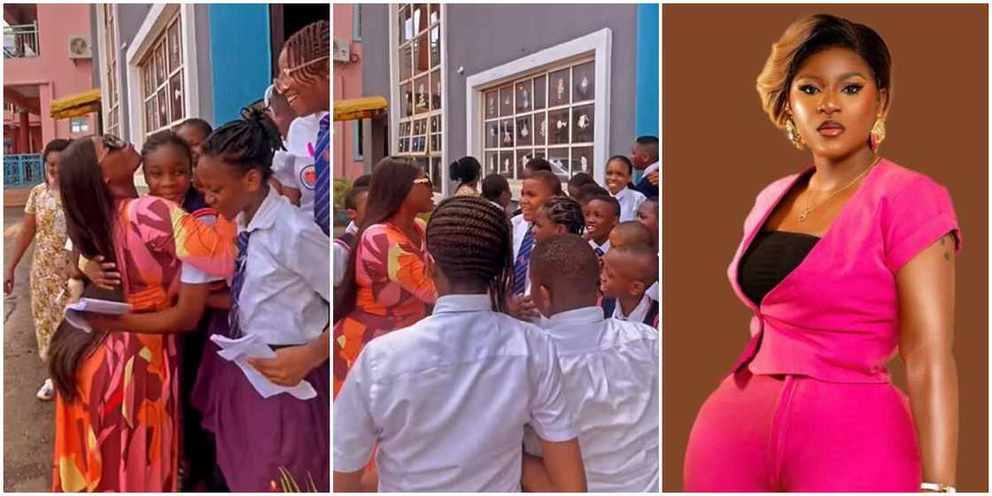 Destiny Etiko loved by students, Destiny Etiko celebrates John Badaiki's daughter's birthday, Destiny Etiko