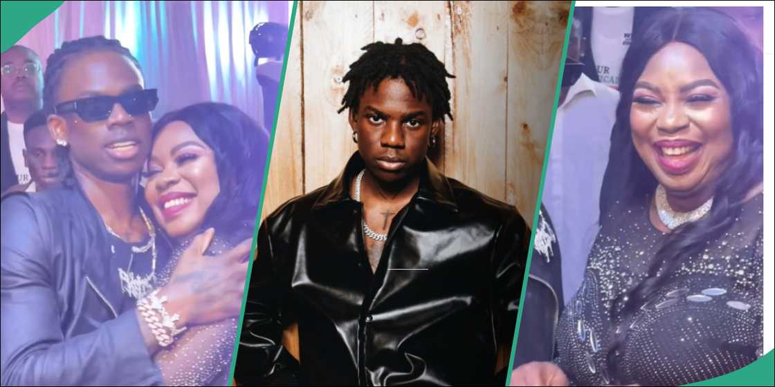 Rema and his mother in Benin Rema and his mother in Benin