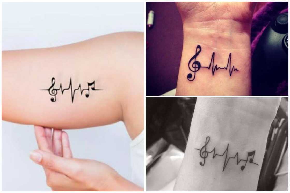 women's music tattoo women's music tattoo