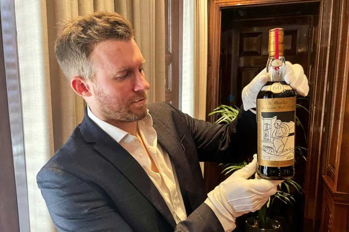 The rare bottle had been expected to raise £750,000 to £1.2 million but outstripped estimates