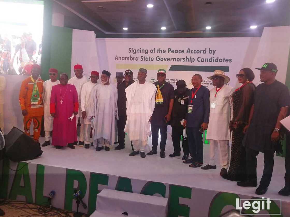 LIVE UPDATES: Anambra Governorship Election Candidates Unite to Sign Peace Accord in Awka LIVE UPDATES: Anambra Governorship Election Candidates Unite to Sign Peace Accord in Awka