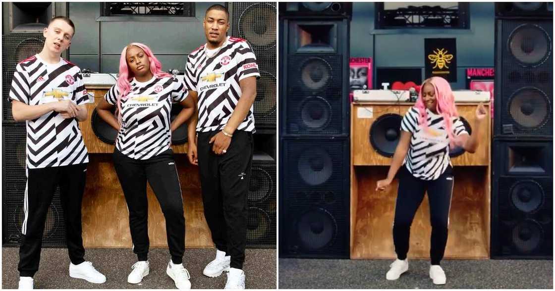 DJ Cuppy scores a spot in Manchester United's latest jersey commercial (video) DJ Cuppy scores a spot in Manchester United's latest jersey commercial (video)