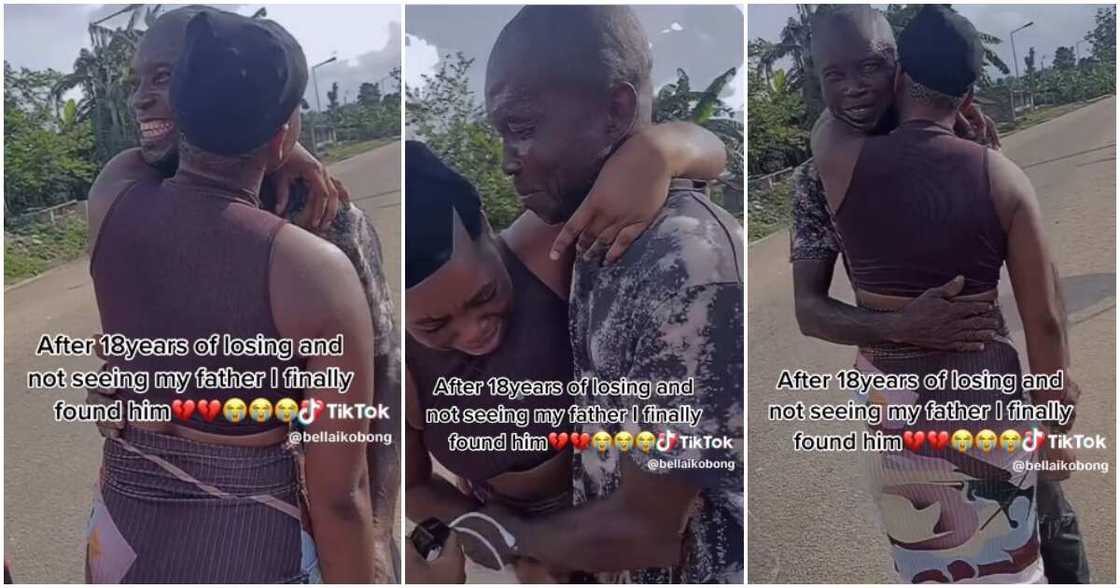 Nigerian lady, dad, after 18 years Nigerian lady, dad, after 18 years