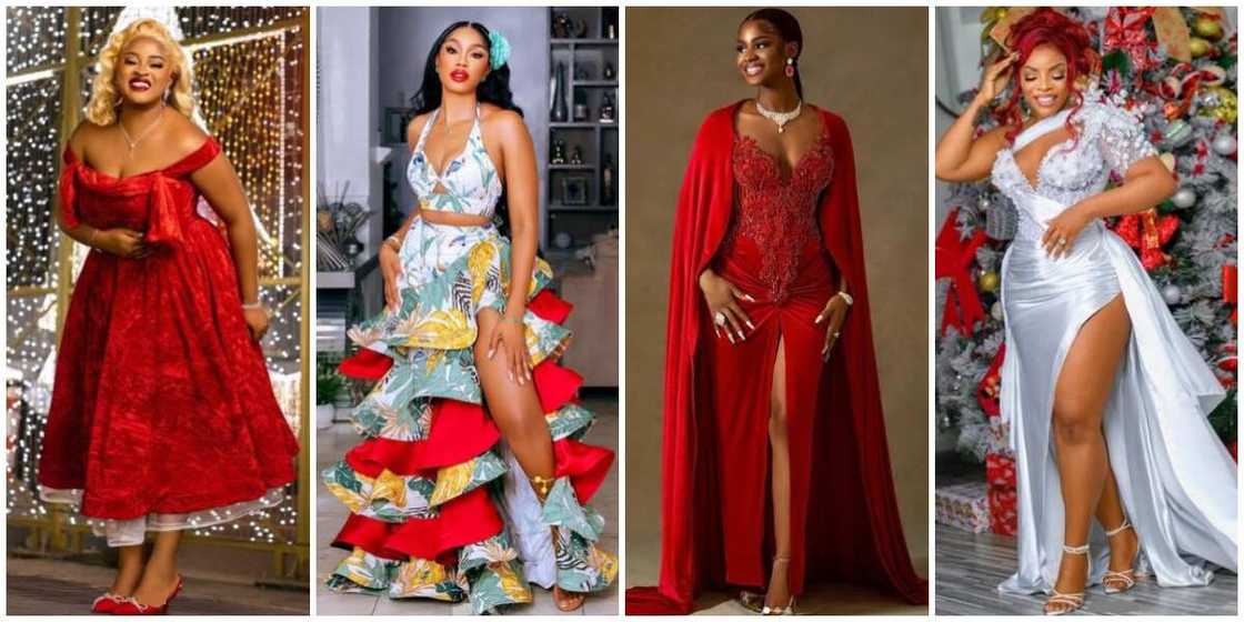 Christmas photo shoot/Nigerian celebrity/festive fashion Christmas photo shoot/Nigerian celebrity/festive fashion