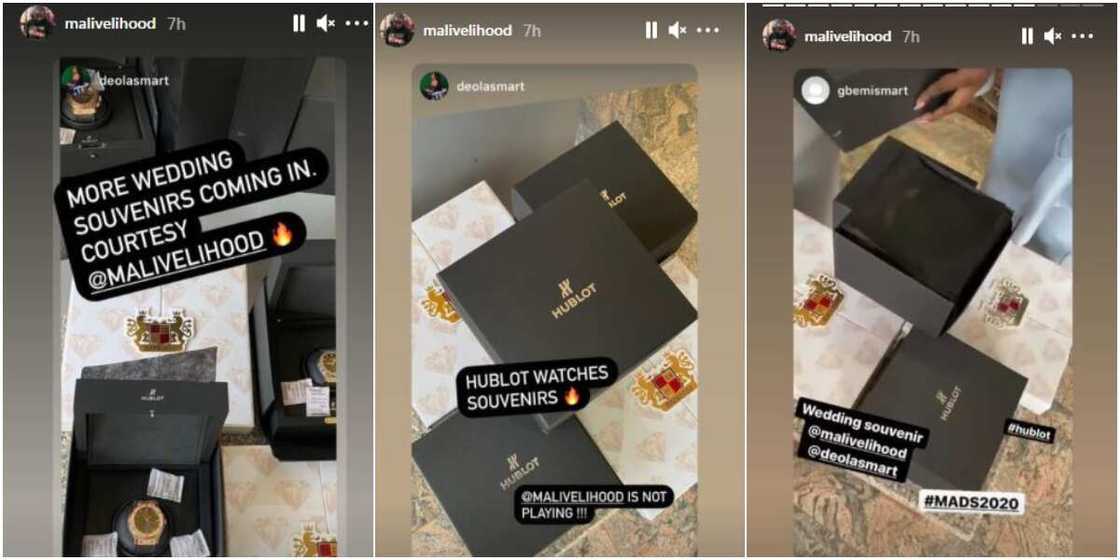 Jeweller Malivelihood to share Hublot wristwatches as souvenirs on his wedding day (photos) Jeweller Malivelihood to share Hublot wristwatches as souvenirs on his wedding day (photos)