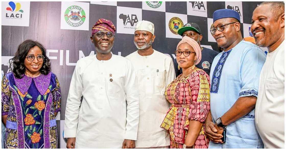 Sanwo-Olu, Saidi Balogun, others at African Film Academy graduation