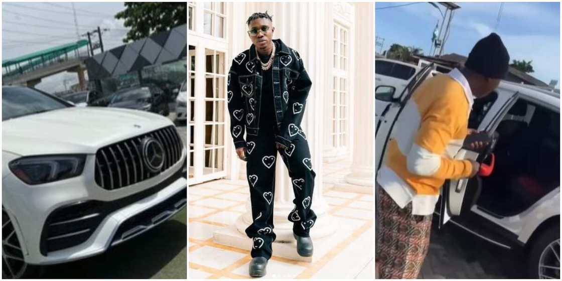 Zanku, Zlatan Ibile, Mercedes Benz GLE 53 (AMG), Nigerian singer Zanku, Zlatan Ibile, Mercedes Benz GLE 53 (AMG), Nigerian singer