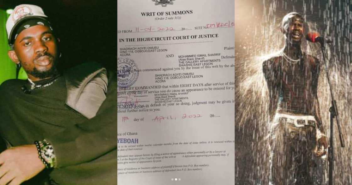 Black Sherif's Managers Drags Him To Court; Set to Lose Everything He Has Worked For Black Sherif's Managers Drags Him To Court; Set to Lose Everything He Has Worked For