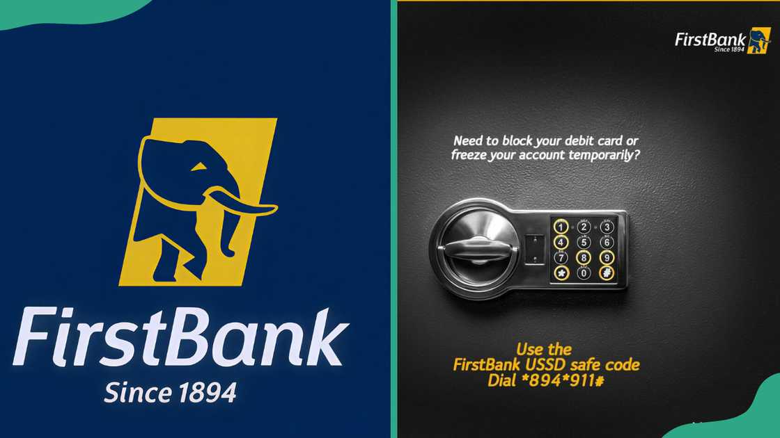 First Bank logo and code for blocking an First Bank account First Bank logo and code for blocking an First Bank account