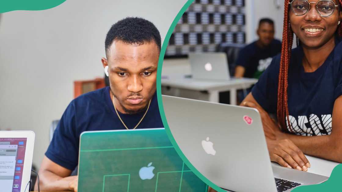 Decagon Institute students during class Decagon Institute students during class