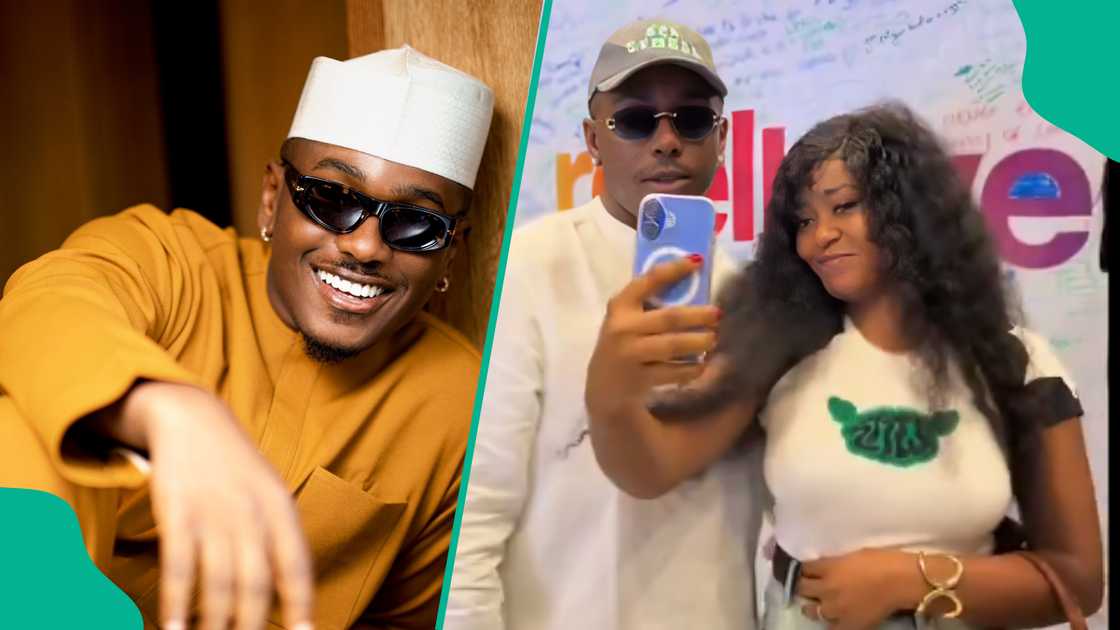 Nigerian actor Timini Egbuson trends as a female fan rejects peck from him during an event. Nigerian actor Timini Egbuson trends as a female fan rejects peck from him during an event.