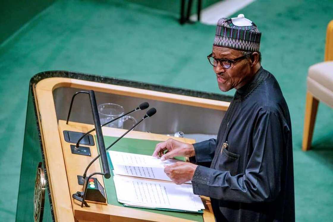 Buhari at UN General Assembly