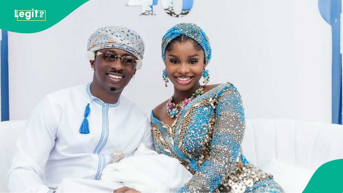 Juma Jux introduces wife to fans during his show in Lagos