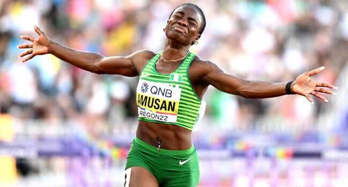 Muhammadu Buhari, Tobi Amusan, World Athletics Championships Muhammadu Buhari, Tobi Amusan, World Athletics Championships