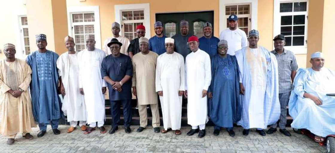 Taron Atiku da yan takarar gwamna. Taron Atiku da yan takarar gwamna.