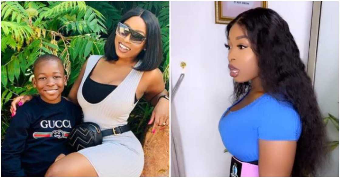 Jackie B's son drags her online Jackie B's son drags her online