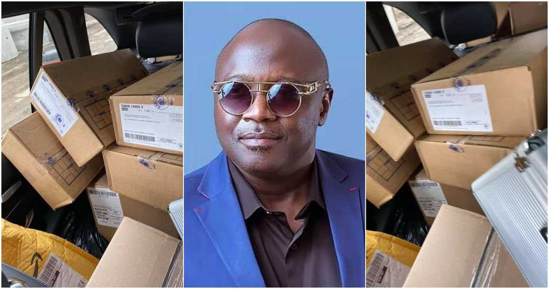 Yinka Farinde: Nigerian man gives out boxes of frozen chicken Yinka Farinde: Nigerian man gives out boxes of frozen chicken