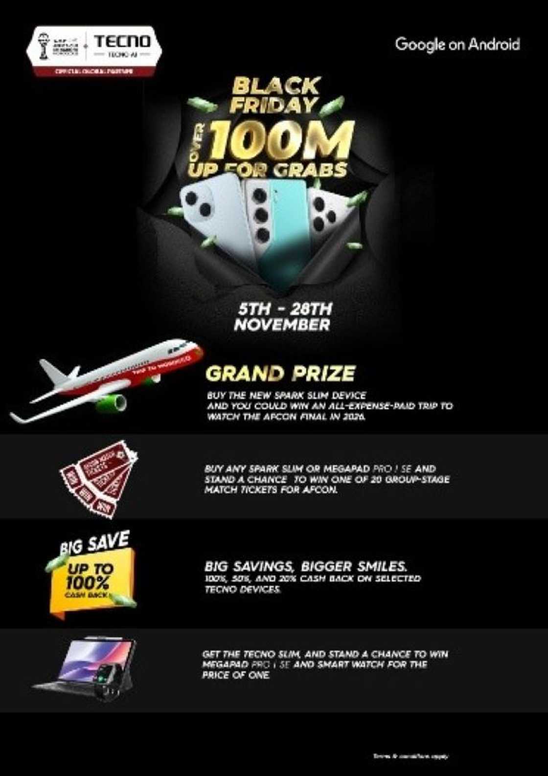 Excitement Hits the Streets of Nigeria As TECNO Reveals Winners of its Black Friday Mega Slash Excitement Hits the Streets of Nigeria As TECNO Reveals Winners of its Black Friday Mega Slash