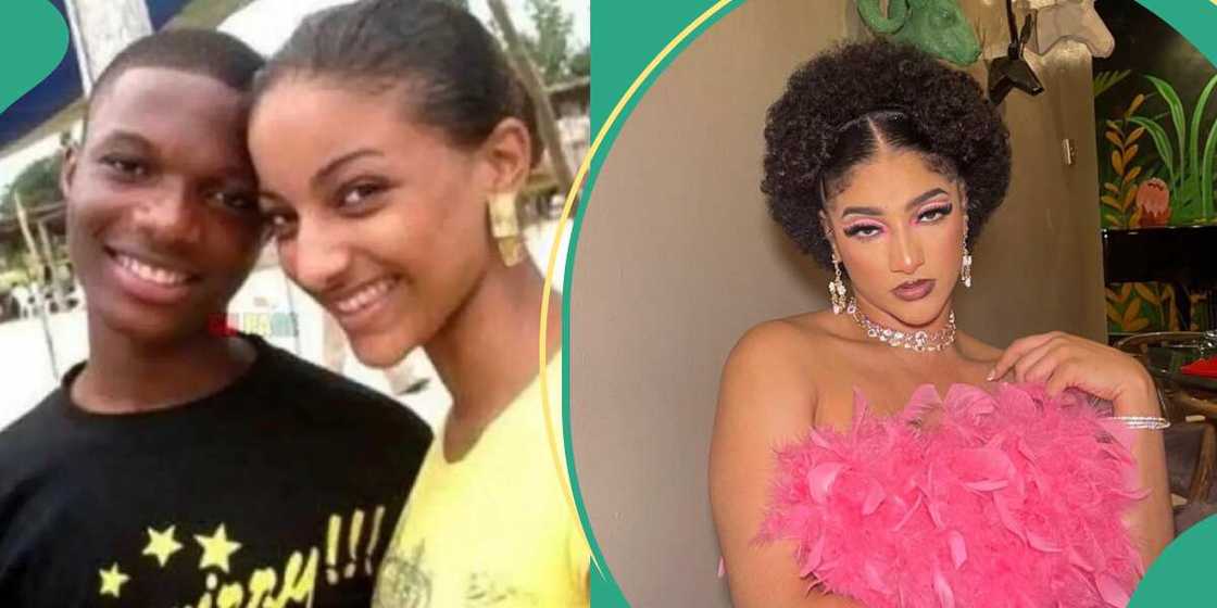 Actress Sophie Rammal to post old photos of her and Wizkid. Actress Sophie Rammal to post old photos of her and Wizkid.